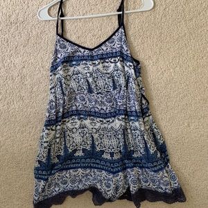 Tribal print romper